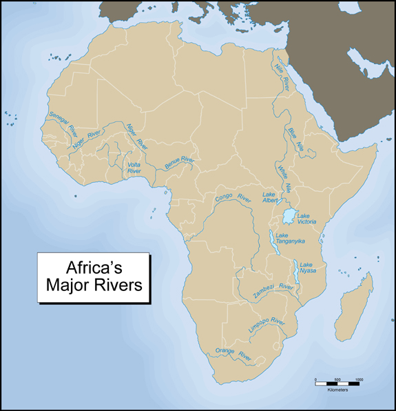 hidrografia da africa